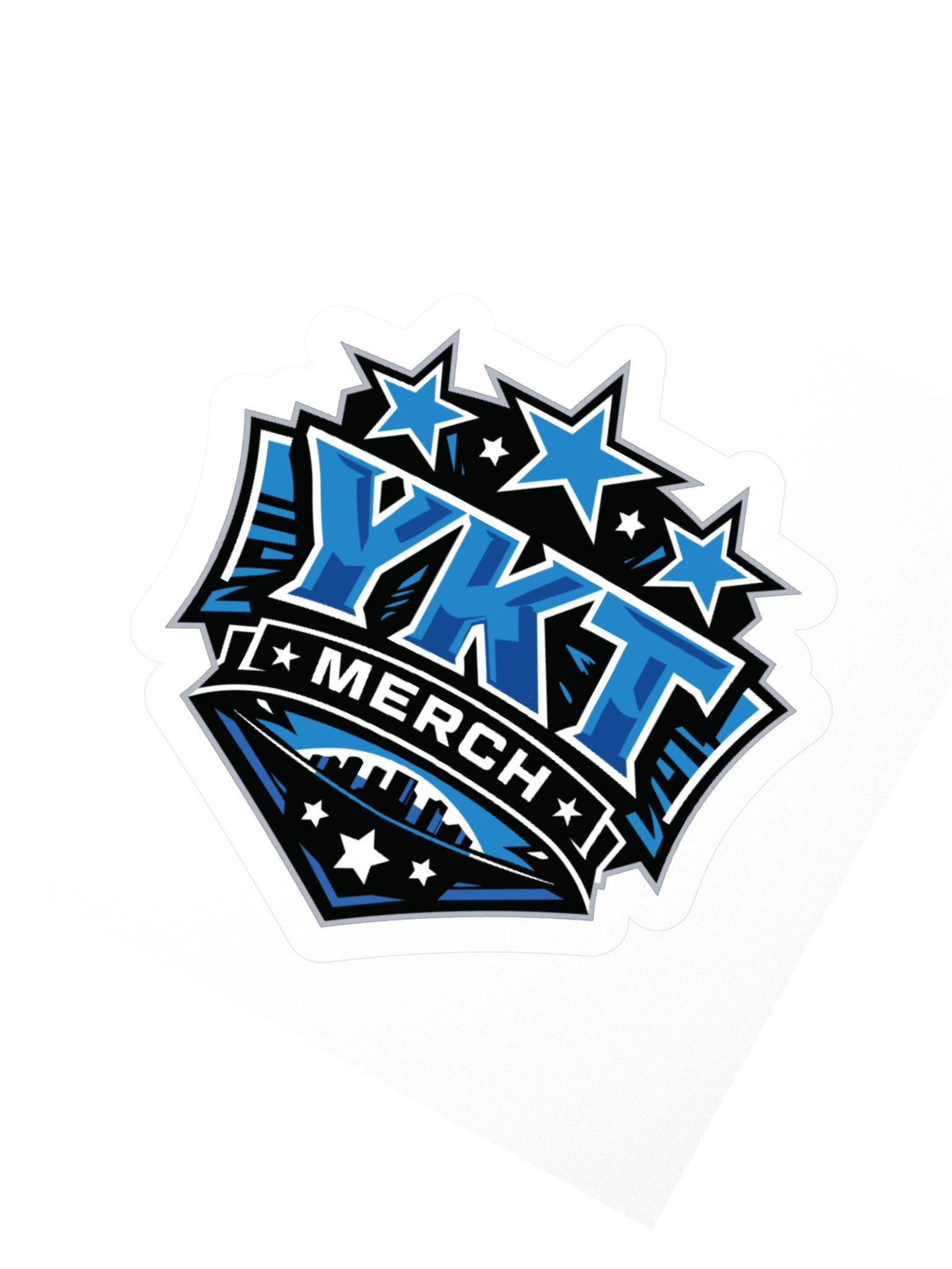 YKT Merch Shield Badge Kiss Cut Sticker product image (4)