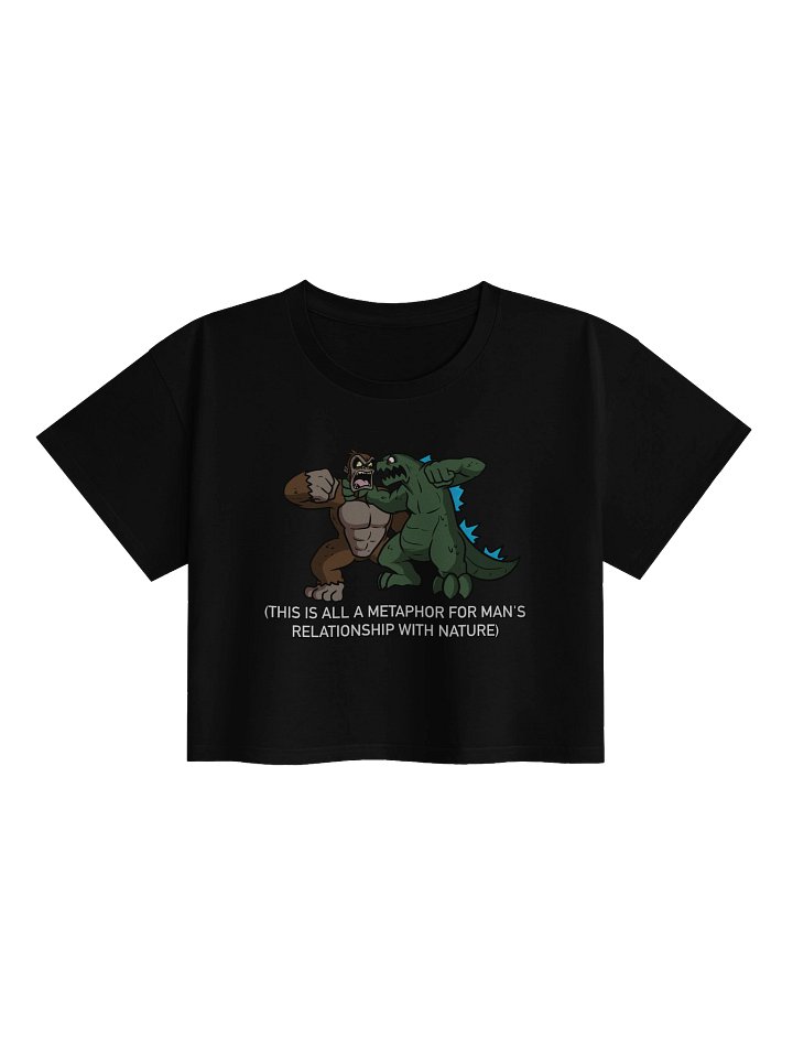 Metaphor for Man's Relationship with Nature Crop Top product image (2)