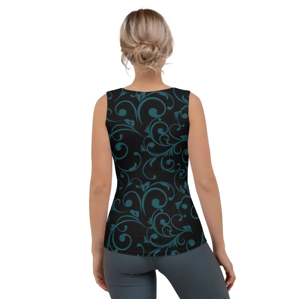 Dark Teal Twirl Top product image (4)