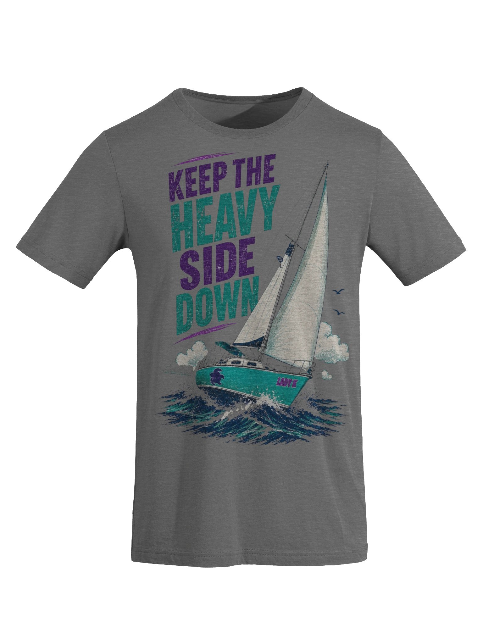 Keep the Heavy Side Down Tee product image (33)