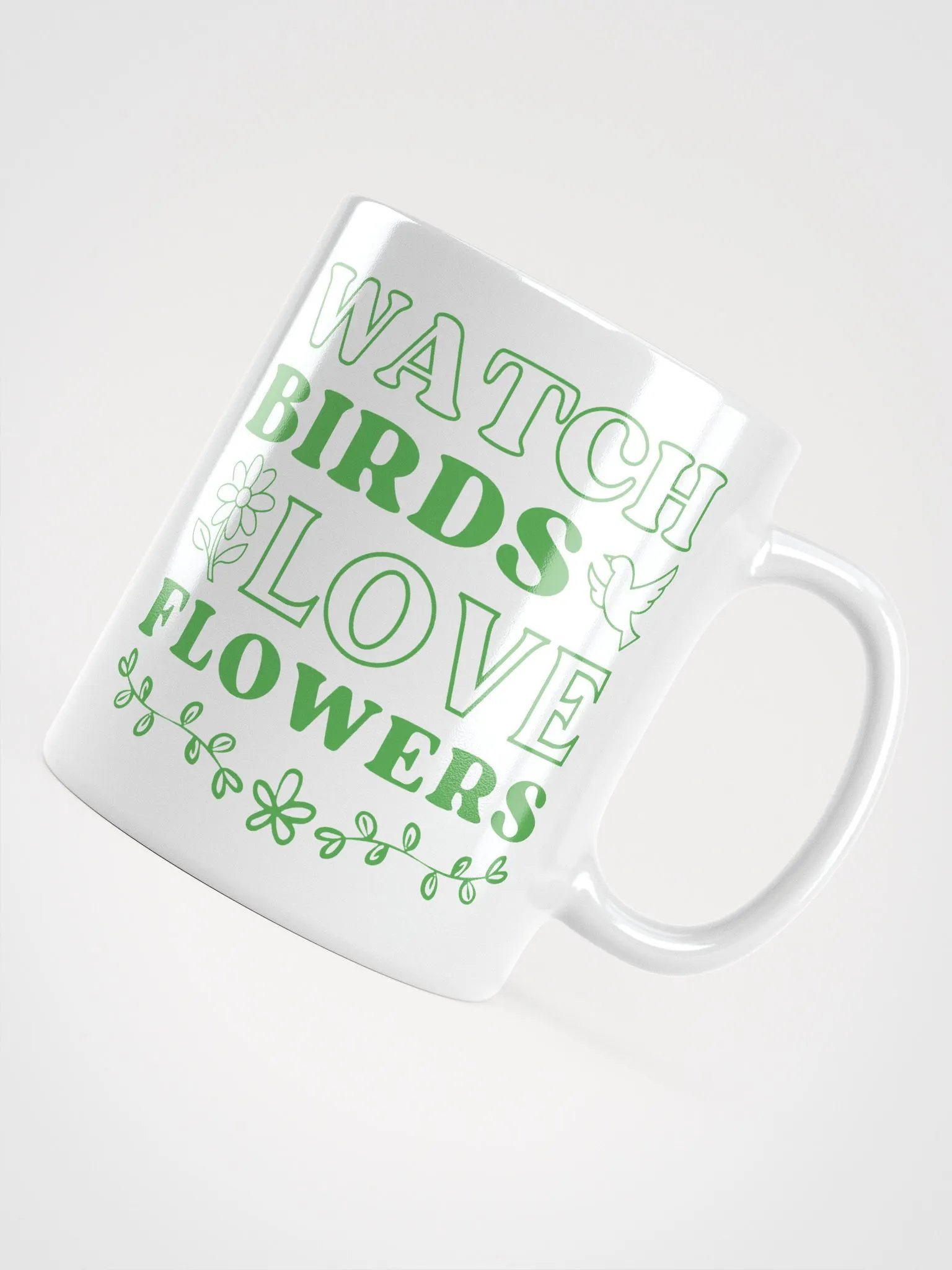 Watch Birds Love Flowers Mug product image (4)