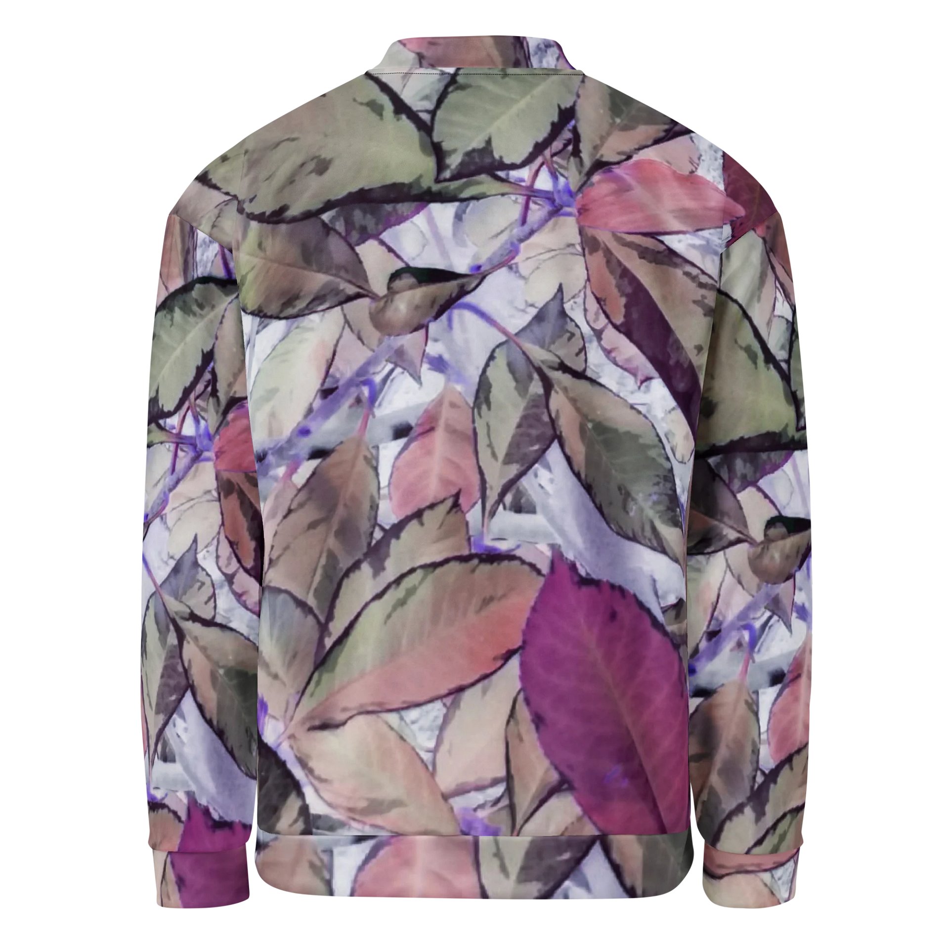Marble Leaves Bomber Jacket product image (2)