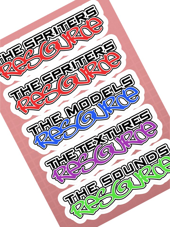 The Spriters Resource Sticker Multi-Pack product image (1)