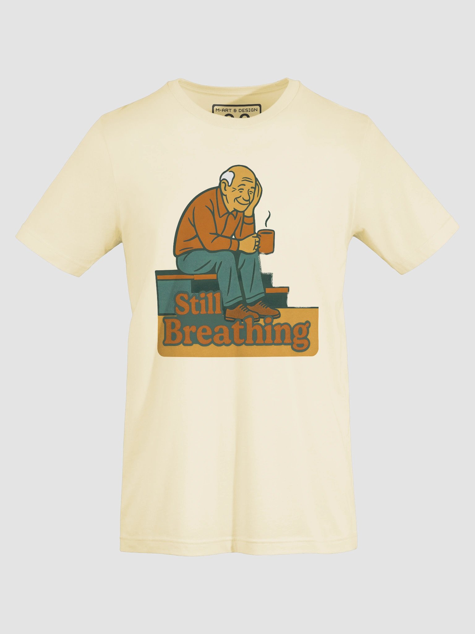 GrandPa Looking Back, Still Breathing - Retro T-Shirt product image (7)