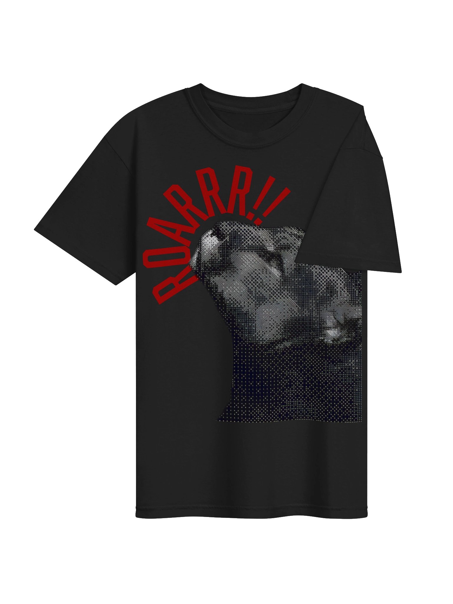 lioness roarr black t shirt product image (4)