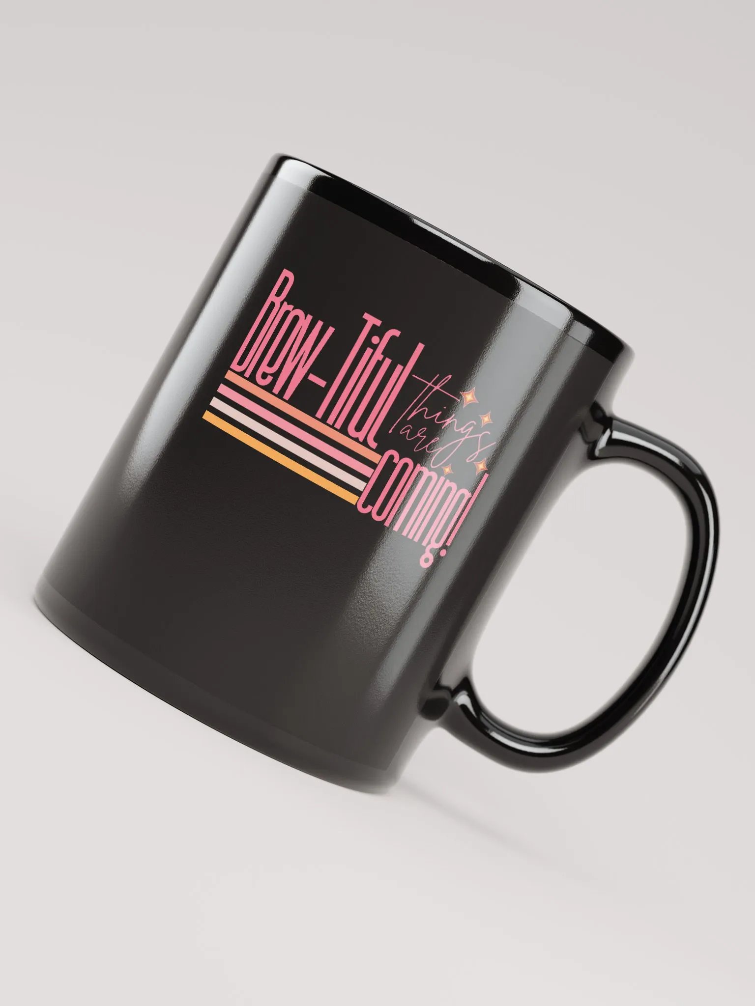 BREWTIFUL THINGS ARE COMING MUG product image (4)