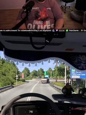 Het paaltje danste alsof zijn leven er van afhing 🤣 #eurotrucksimulator2 #ets2 #twitchclips