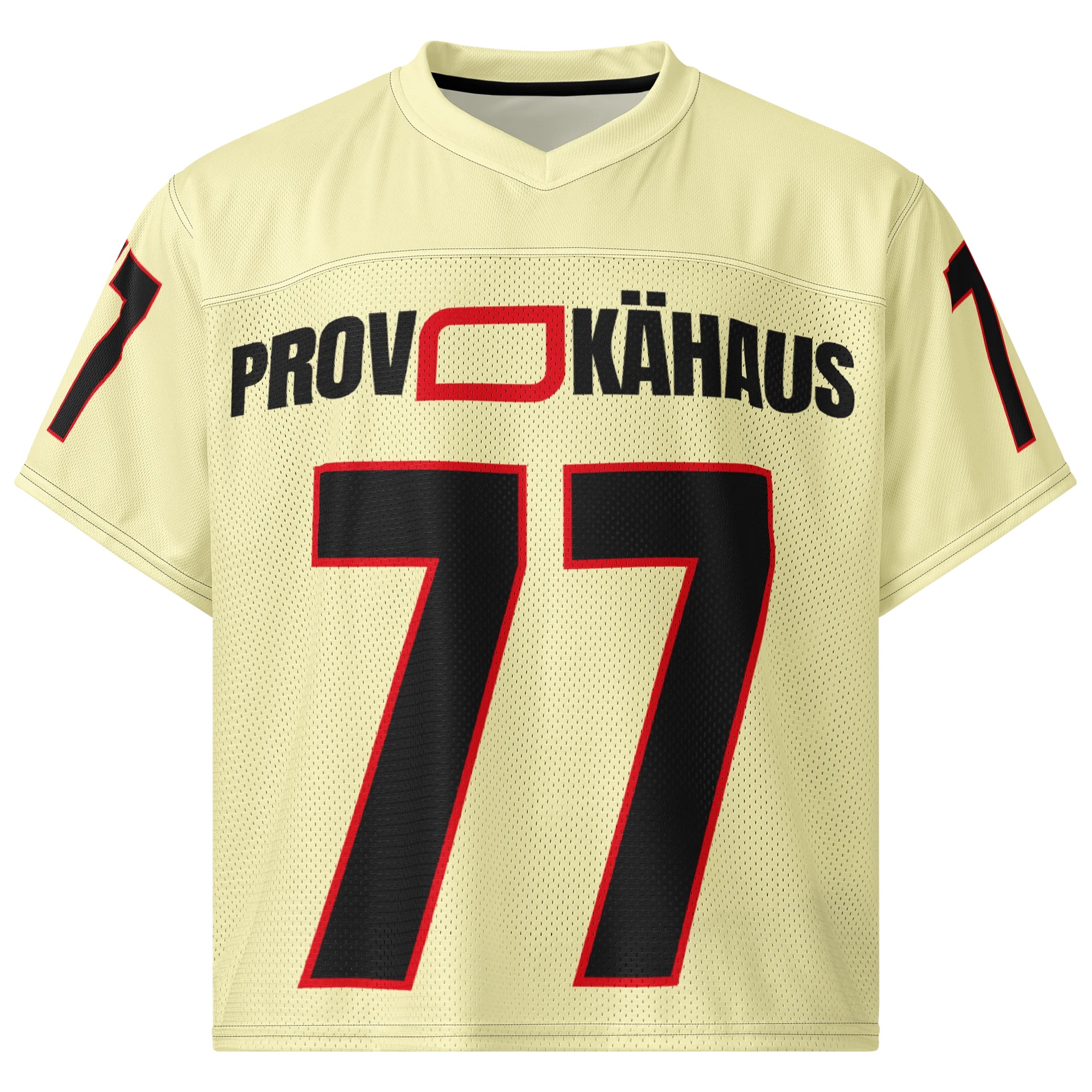 PROVOKÄHAUS Studio 77 Jersey — Cream, Black & Red product image (3)