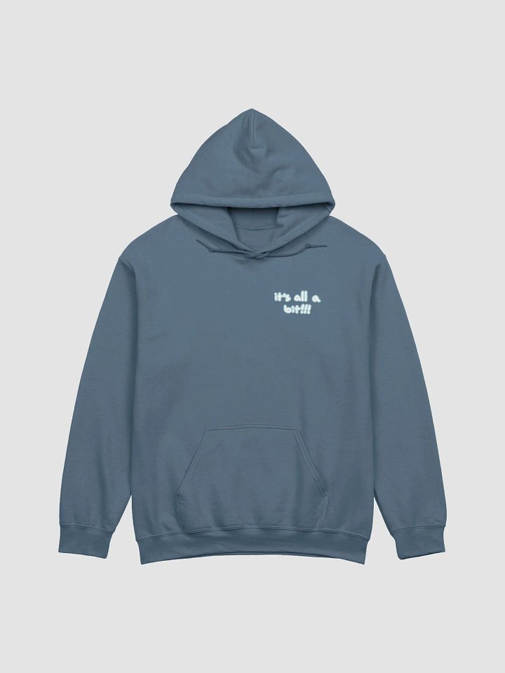 “It’s all a bit!!!” (sm. lined design, #A8D7D8) classic hoodie product image (32)