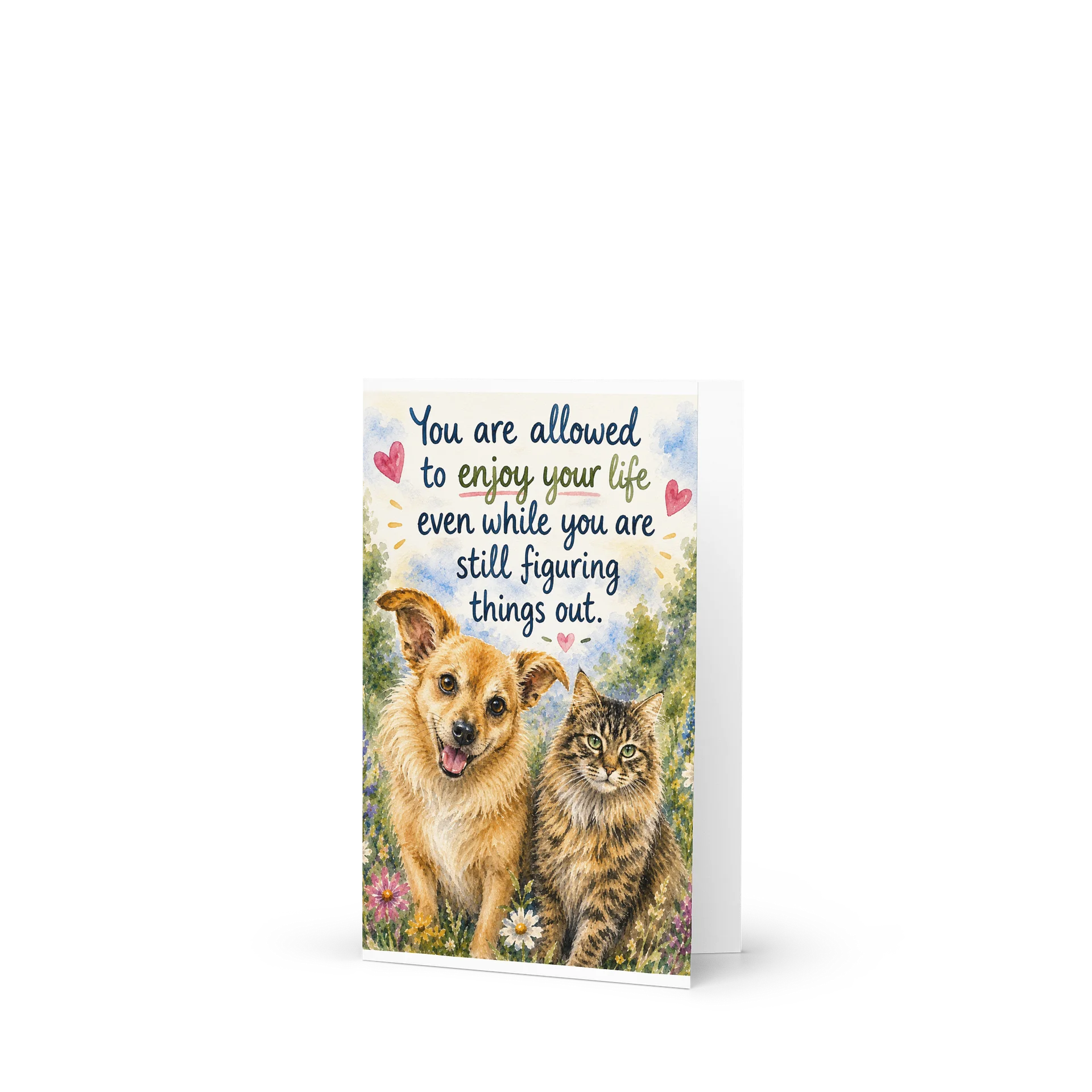 Enjoy Your Life Pet Greeting Card product image (1)