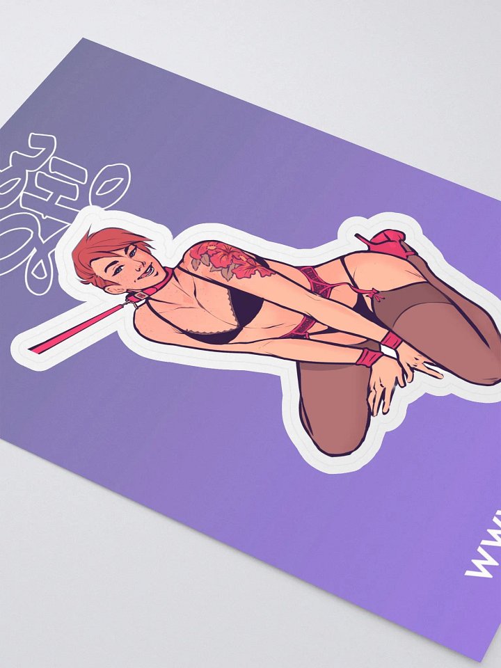 Hibiscus Pinup Sticker product image (2)