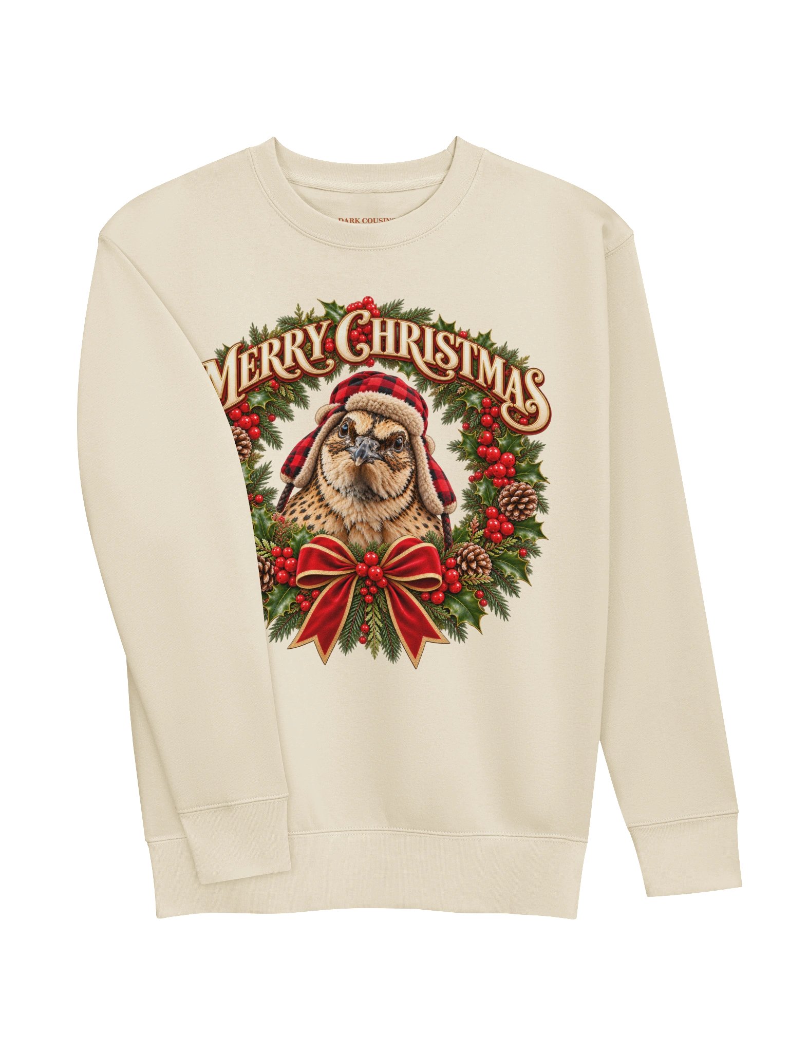 Merry Christmas from Foot Foot | Coturnix Quail Christmas Sweatshirt product image (10)
