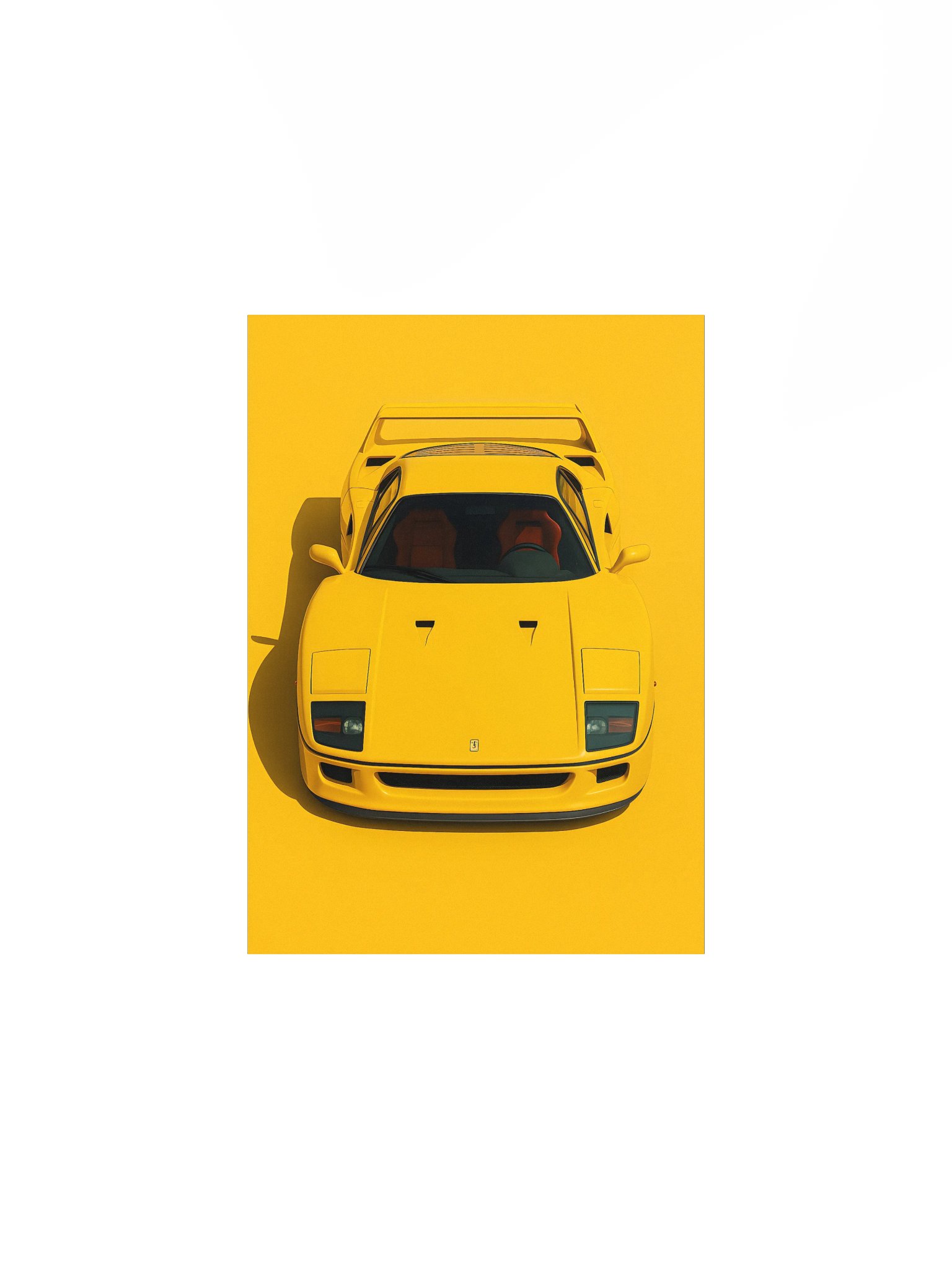 Sleek F40 Matte Poster product image (1)