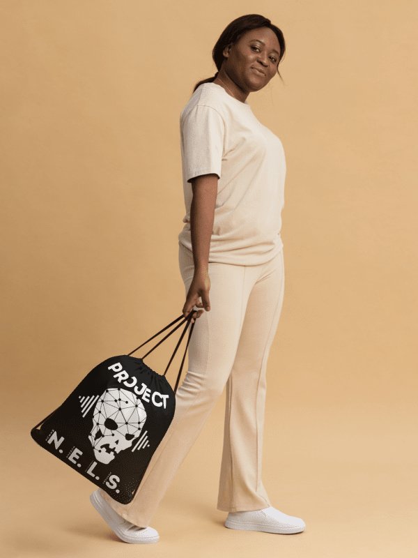 Project N.E.L.S. Drawstring Bag (Black) product image (3)