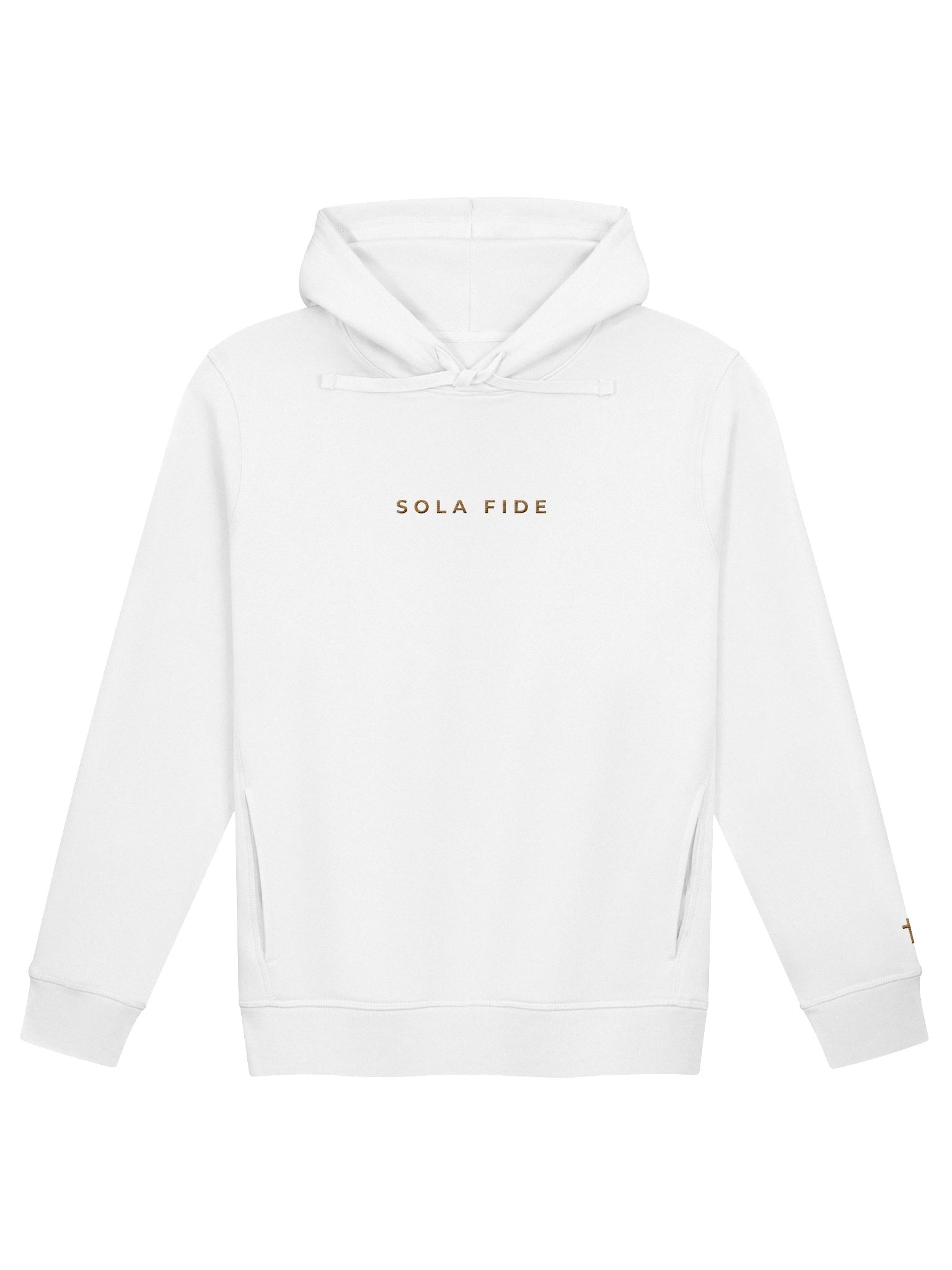 SOLA FIDE ORGANIC-BLEND SIDE-POCKET UNISEX HOODIE product image (2)