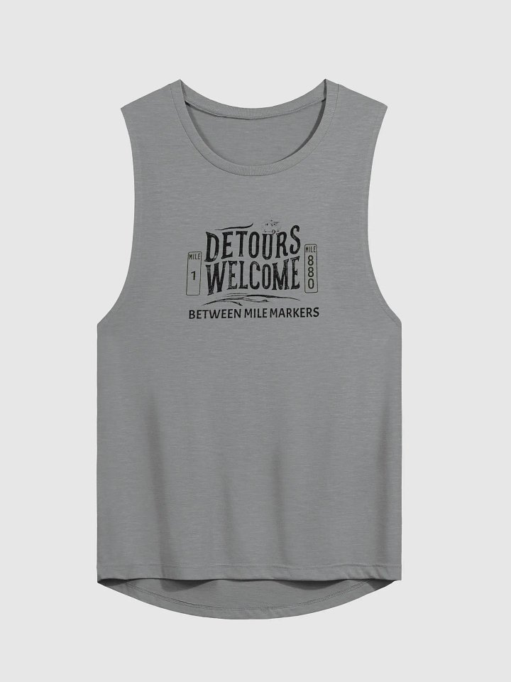 Detours Welcome Women's Flowy Tank Top - Black product image (2)