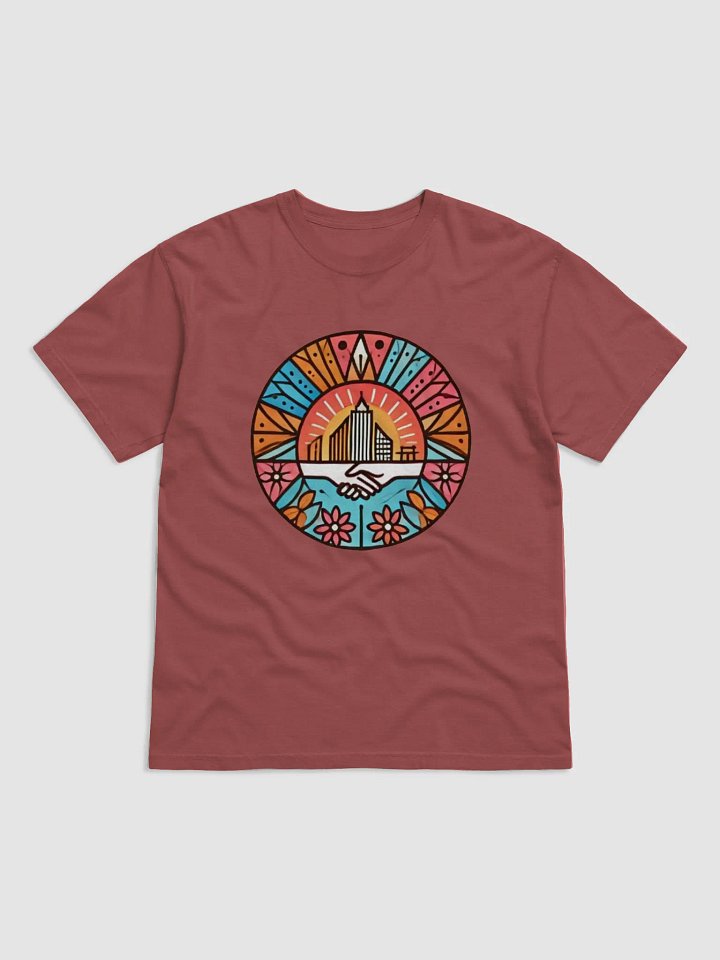 Sunrise City Handshake T-Shirt product image (12)