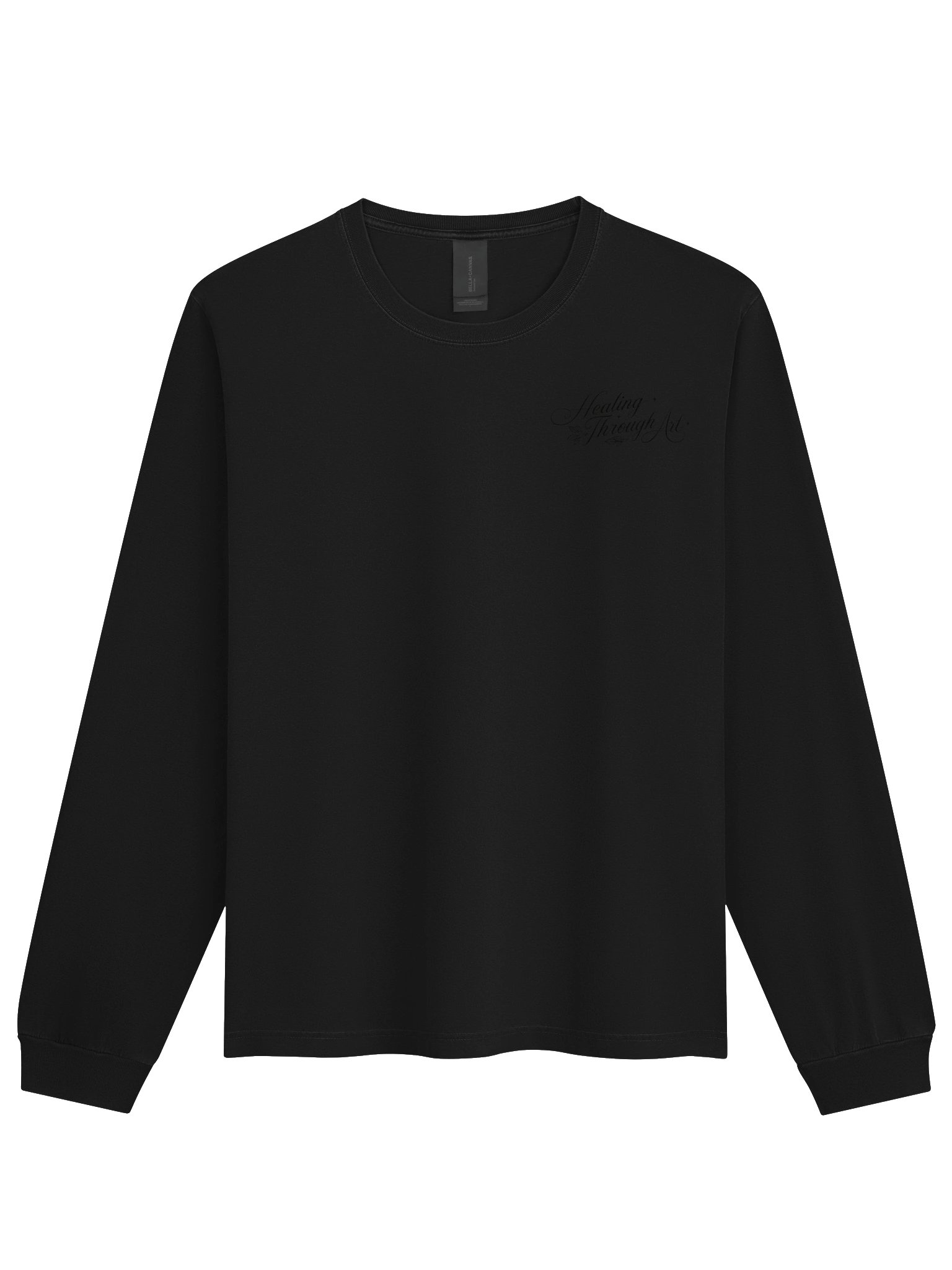 Healing Through Art Unisex Long Sleeve Tee | Tattoo-Inspired Mental Health Shirt product image (5)