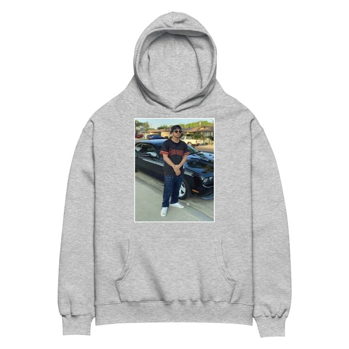 Bino Premium Oversized Hoodie Gray product image (2)