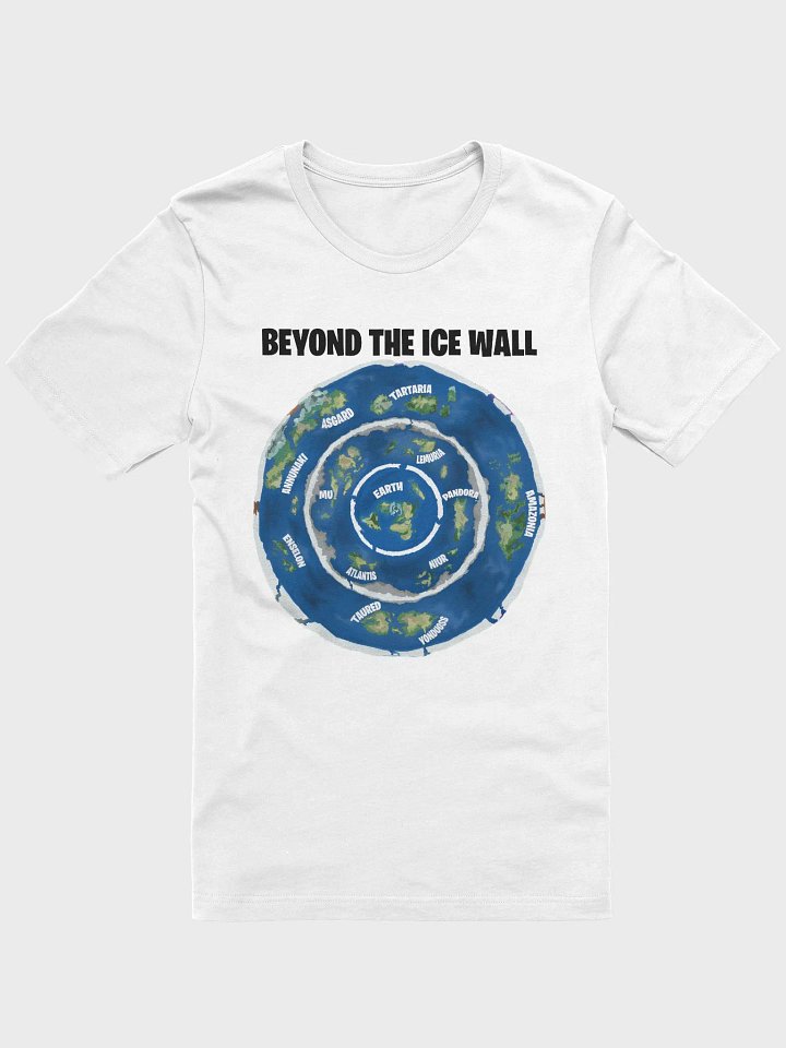 Premium Supersoft T-Shirt Beyond The Ice Wall Map product image (16)