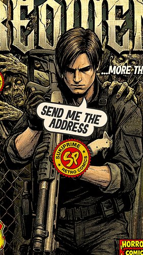 Send me the Address...
.
.
#sukiprimecomics #sukiprimeexclusive #residentevilrequiem #gaming #comicartstreetwear
