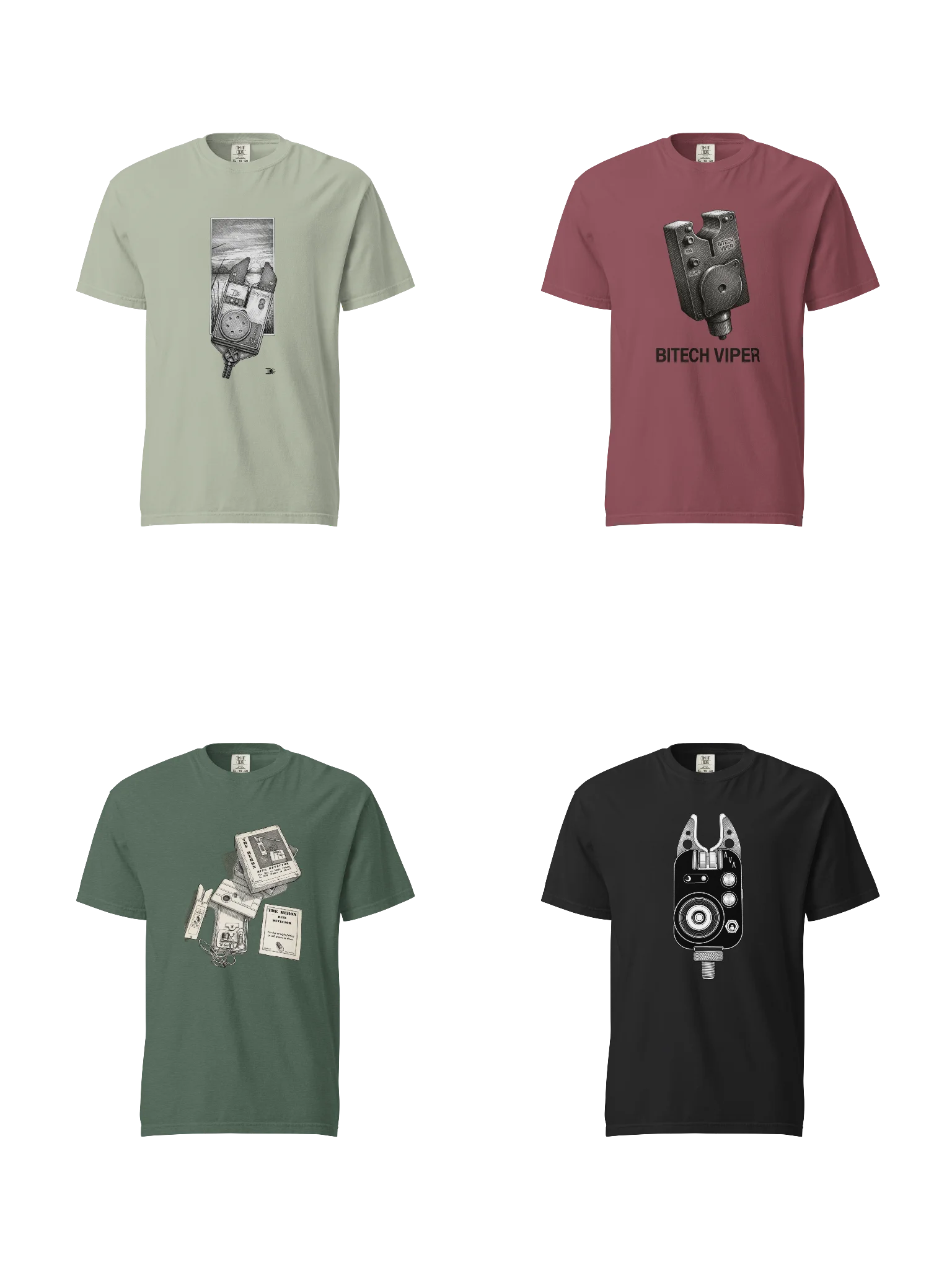 Vintage Bite Alarms 4 Shirt Bundle (Save 20%) product image (1)
