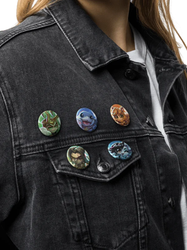 Chibi Rivals #2 Pin Button Collection product image (3)