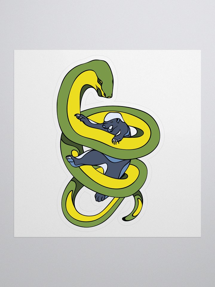 Caught In A Squeeze - Large Kiss Cut Sticker product image (1)