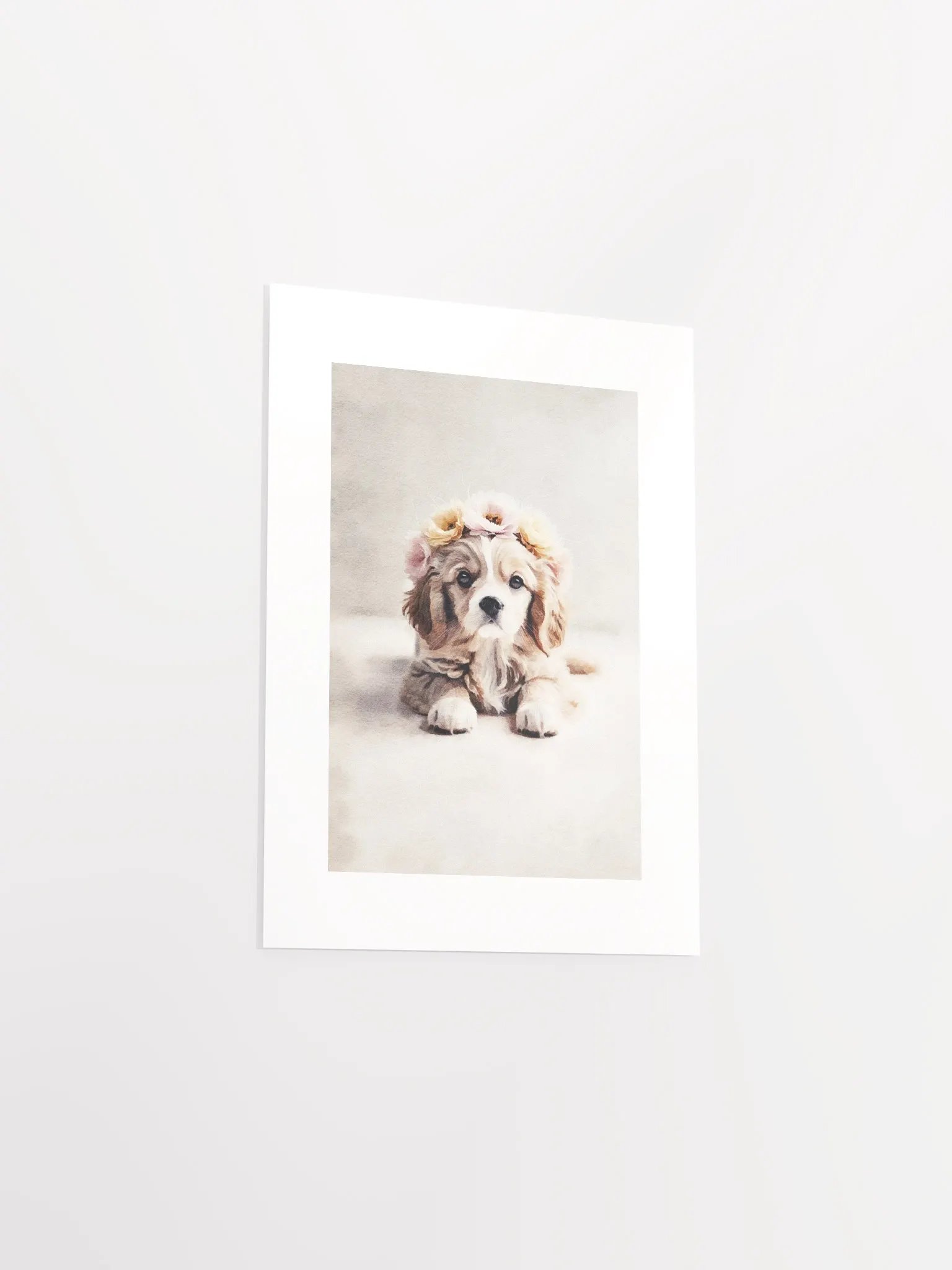 Cute Puppy Passepartout Print product image (23)