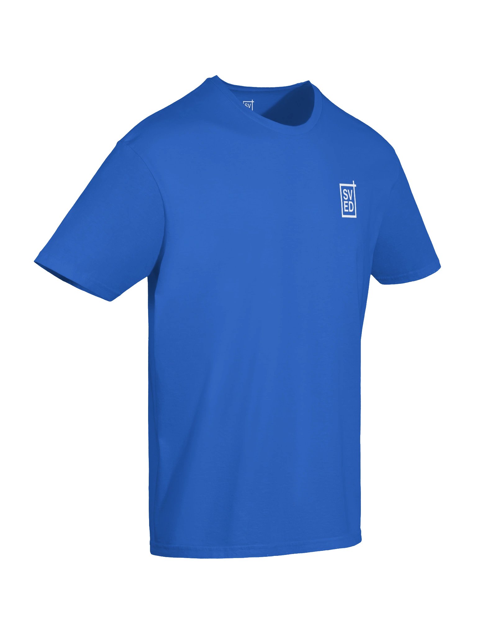 Minimal Logo Tee (Blue & White) product image (2)