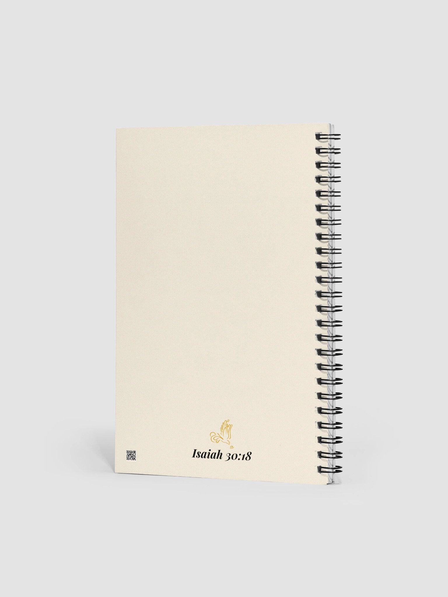 Grace in the Wilderness Spiral Notebook – Isaiah 30:18 (Soft Light) \| By Grace Capsule product image (2)