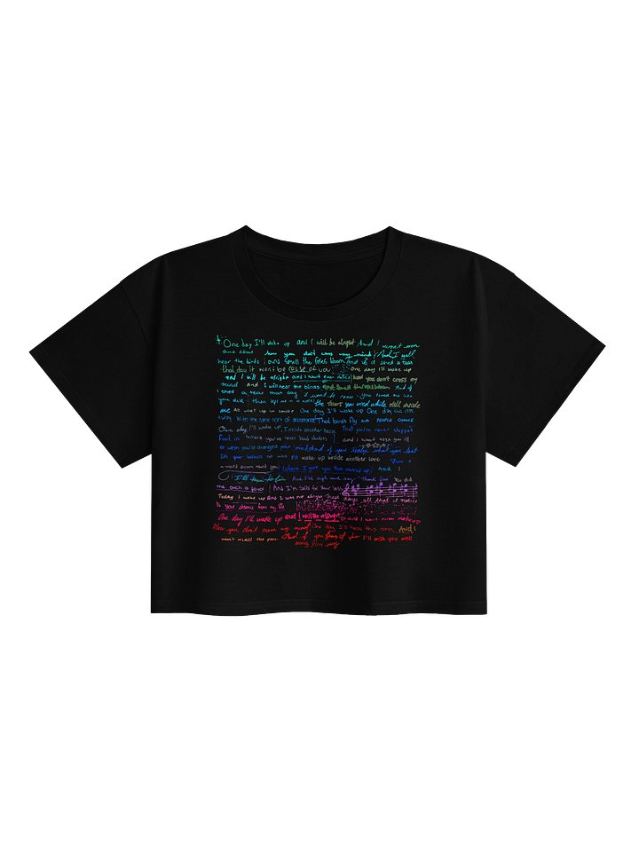 "One Day" Crop Tee product image (2)