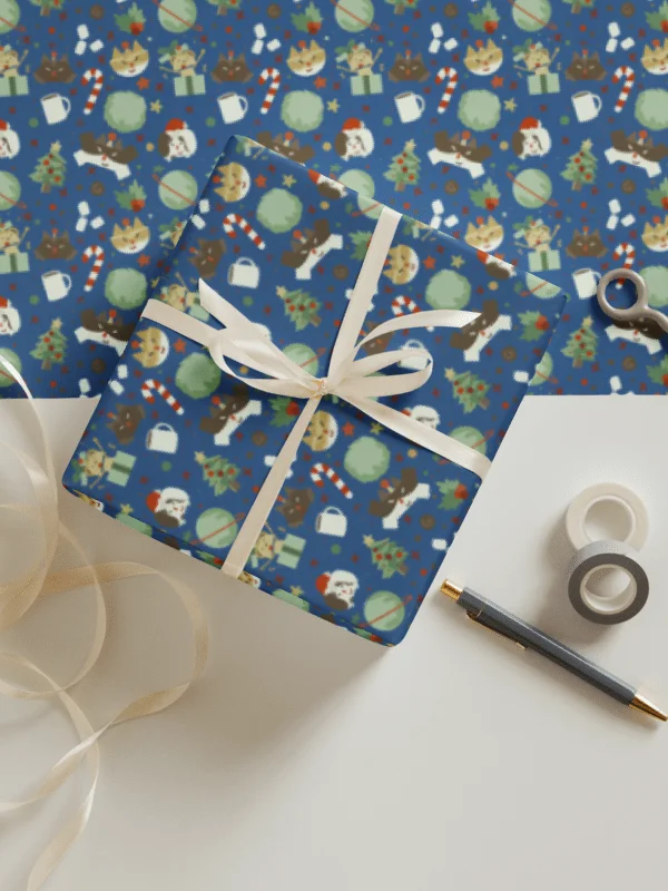 Cozy Cosmos Crew Christmas Wrapping Paper product image (5)