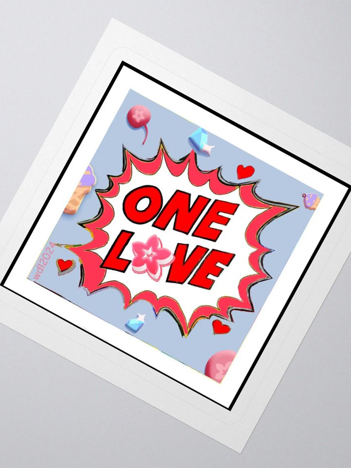 ONE LOVE BLOOM STICKERS product image (5)