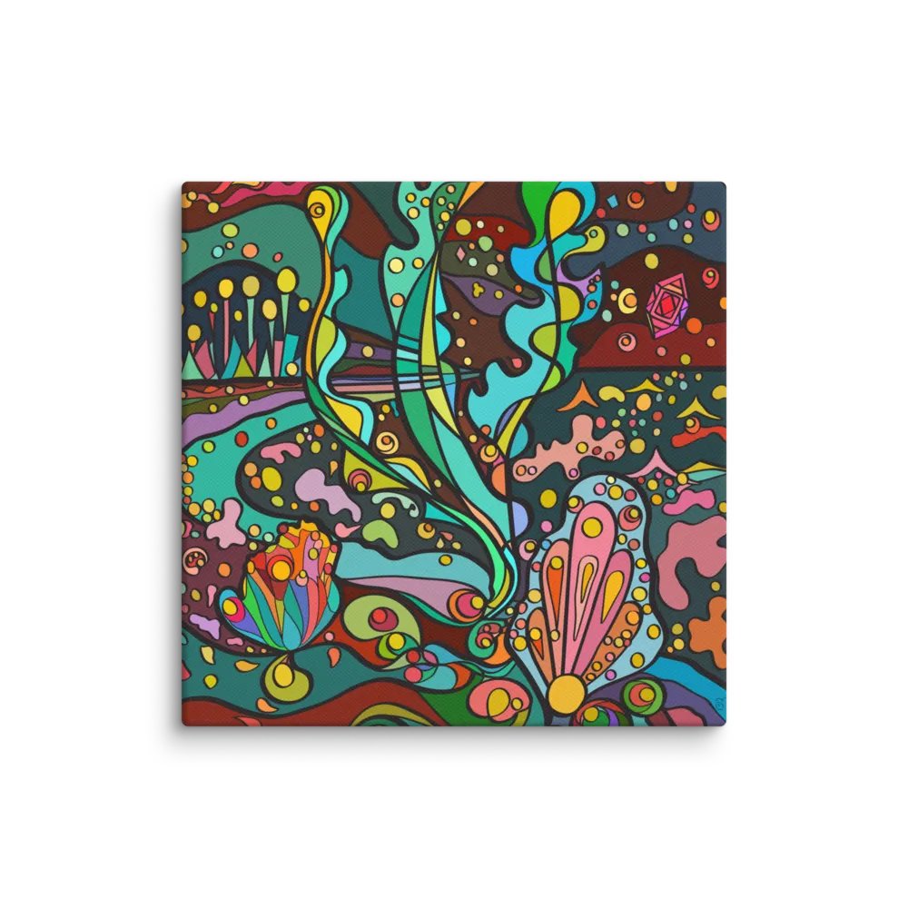 Whimsical Wonderland Canvas Art - Resort Night product image (1)