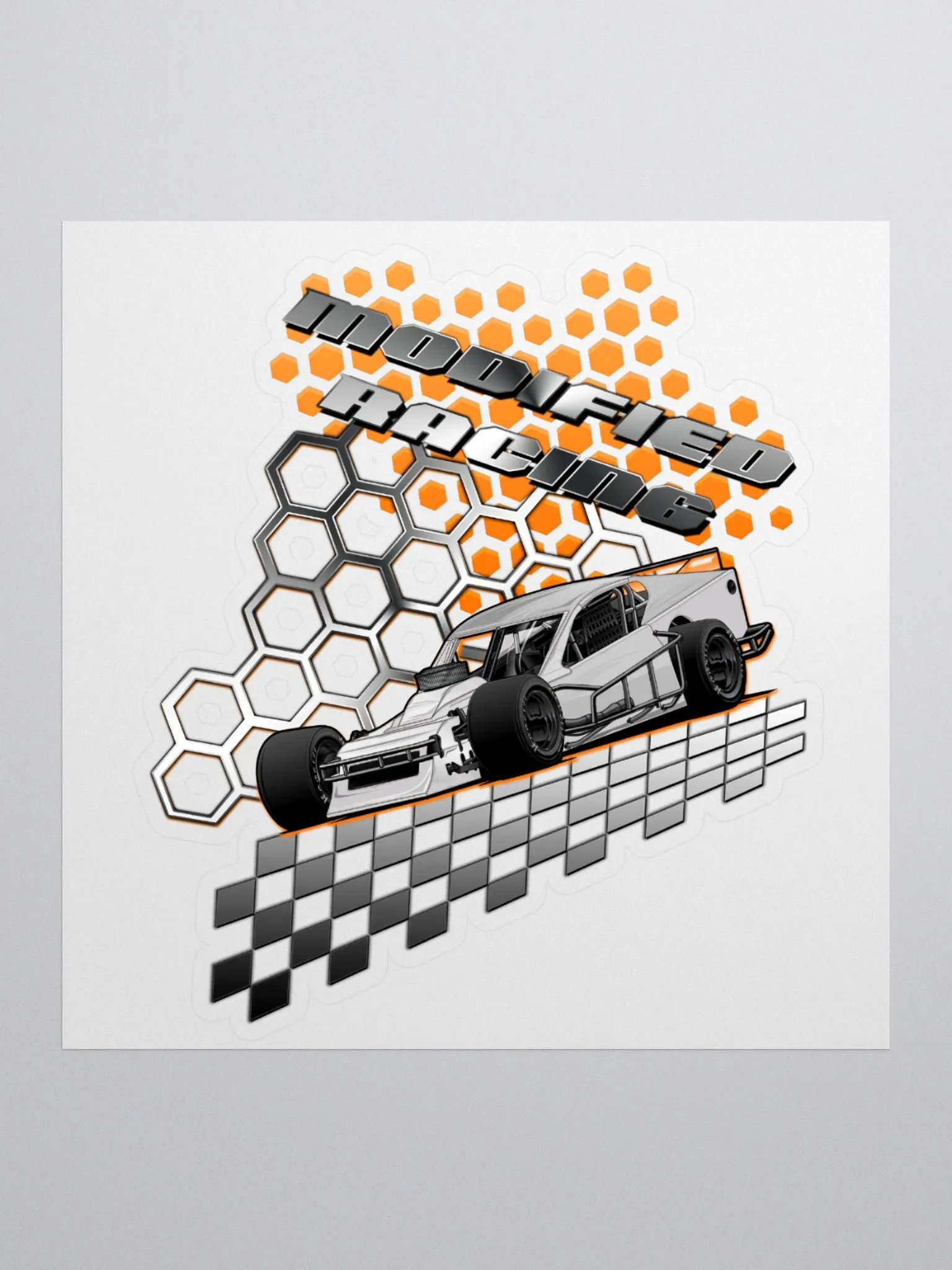 Orange Mod Sticker product image (1)
