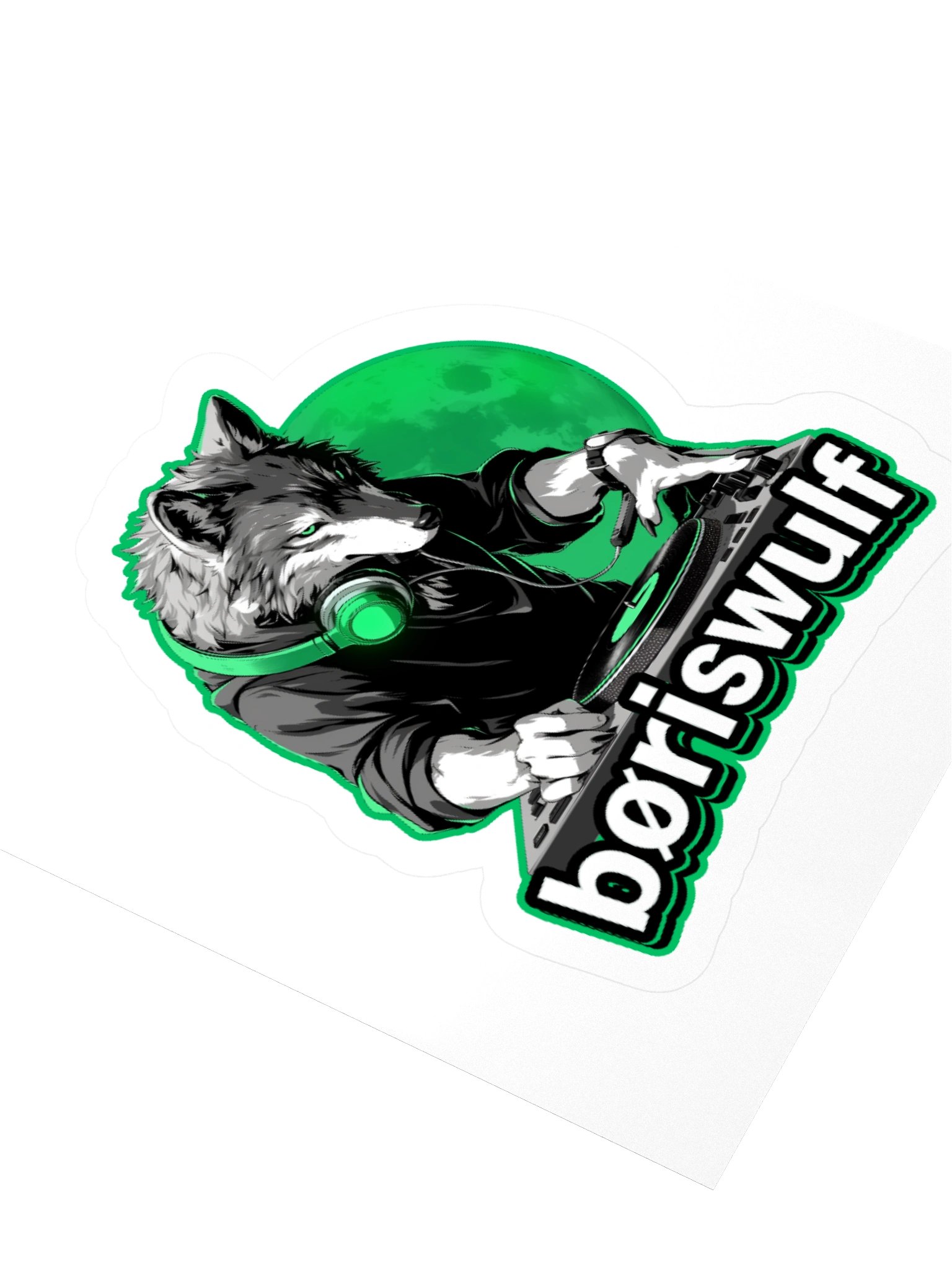 Howling Beats Kiss Cut Stickers product image (7)