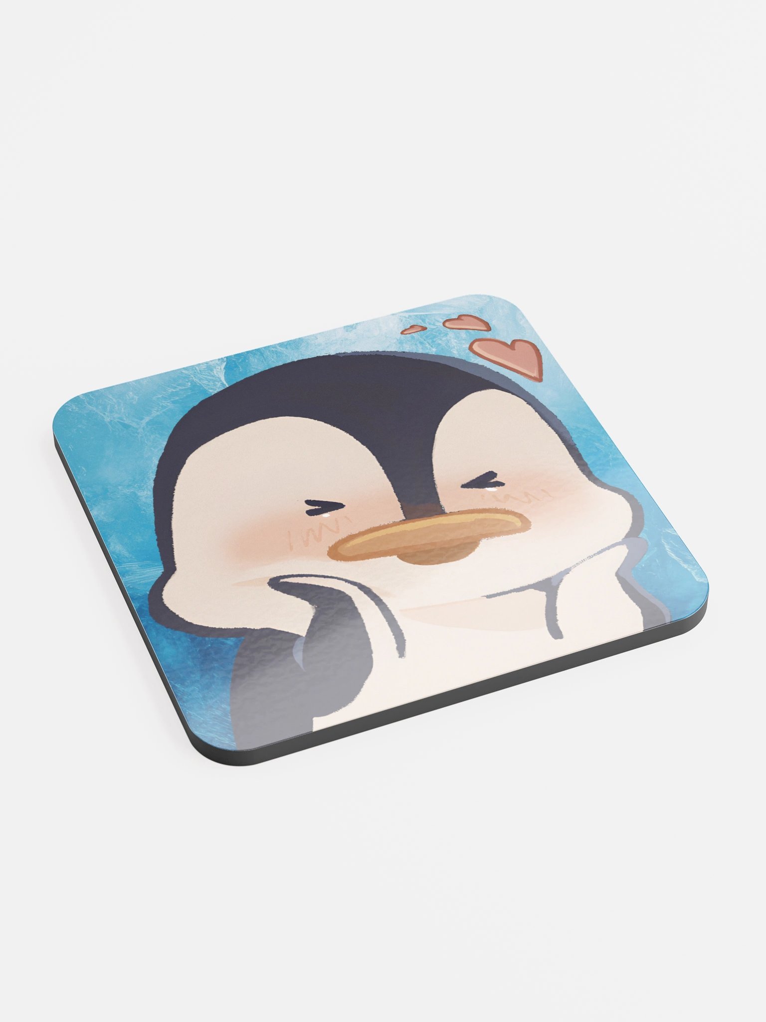 Blushy Penguin Coaster product image (2)