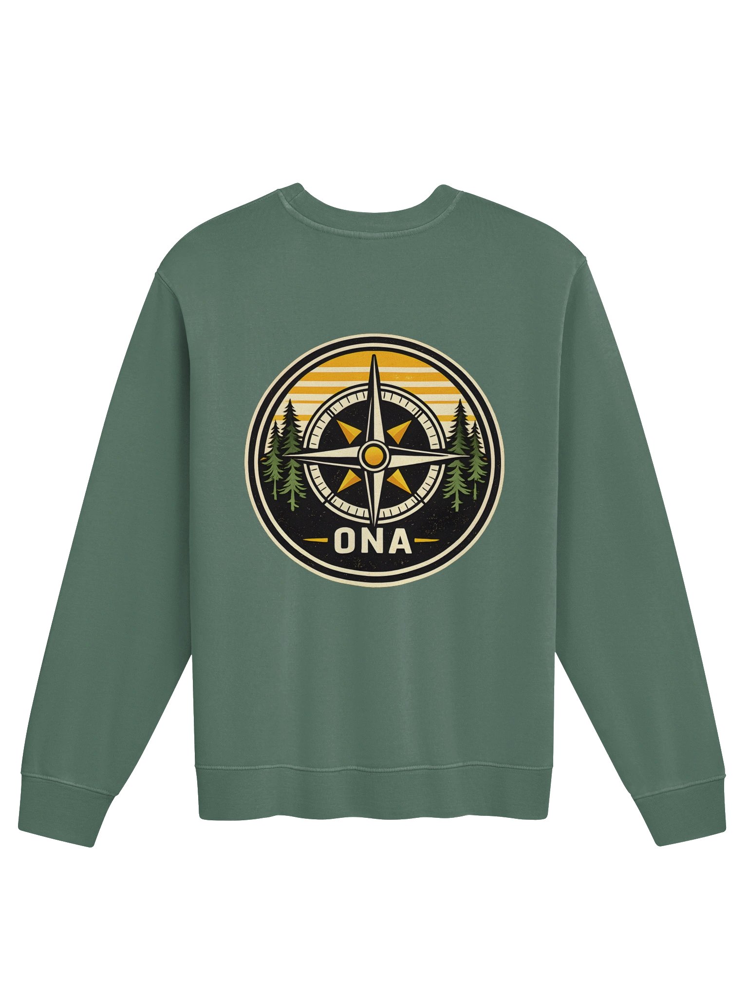 ONA Compass Crew - Pigment Dyed Green product image (2)