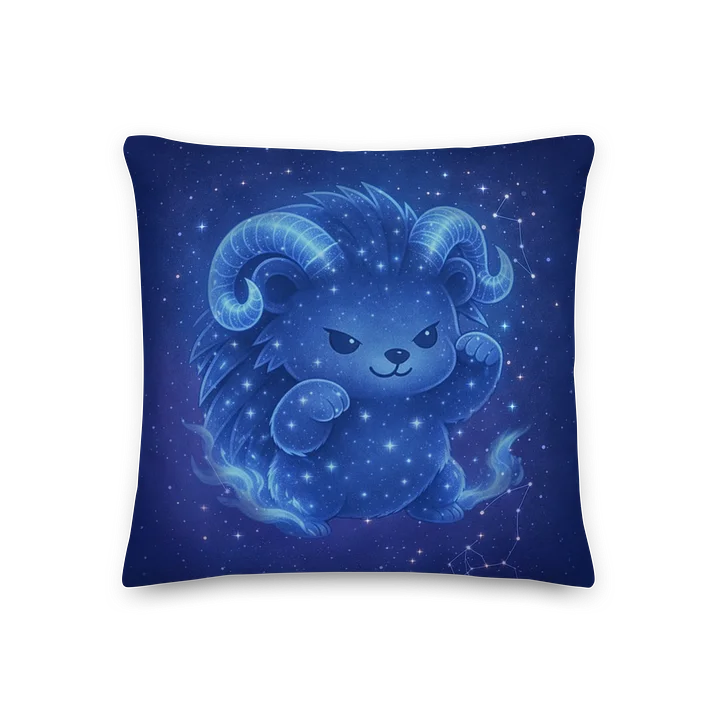 Zodiac hedgie Aries pillow product image (2)