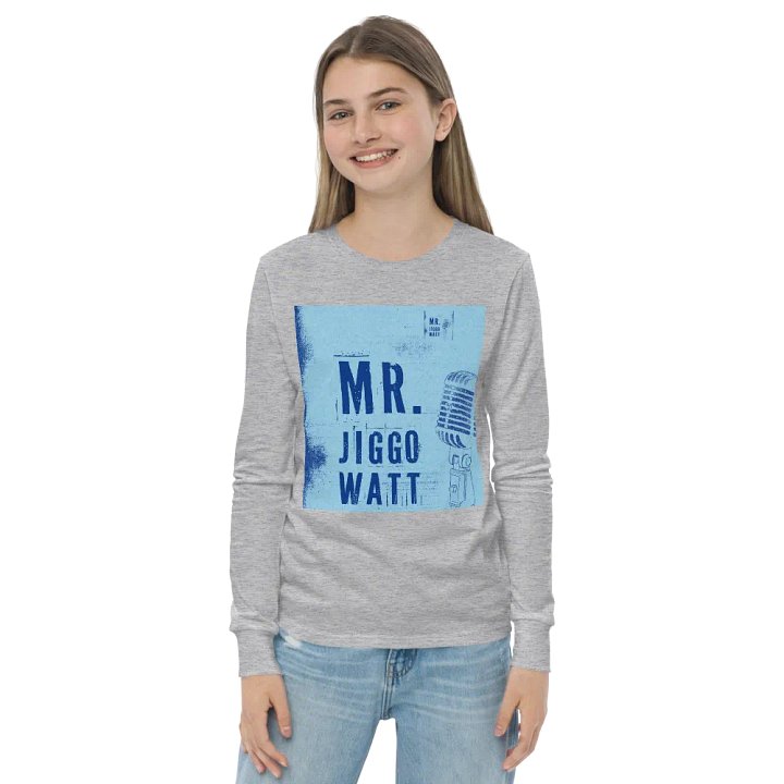 Mr.Jiggowatt Retro Vibes Youth Long Sleeve Tee product image (2)