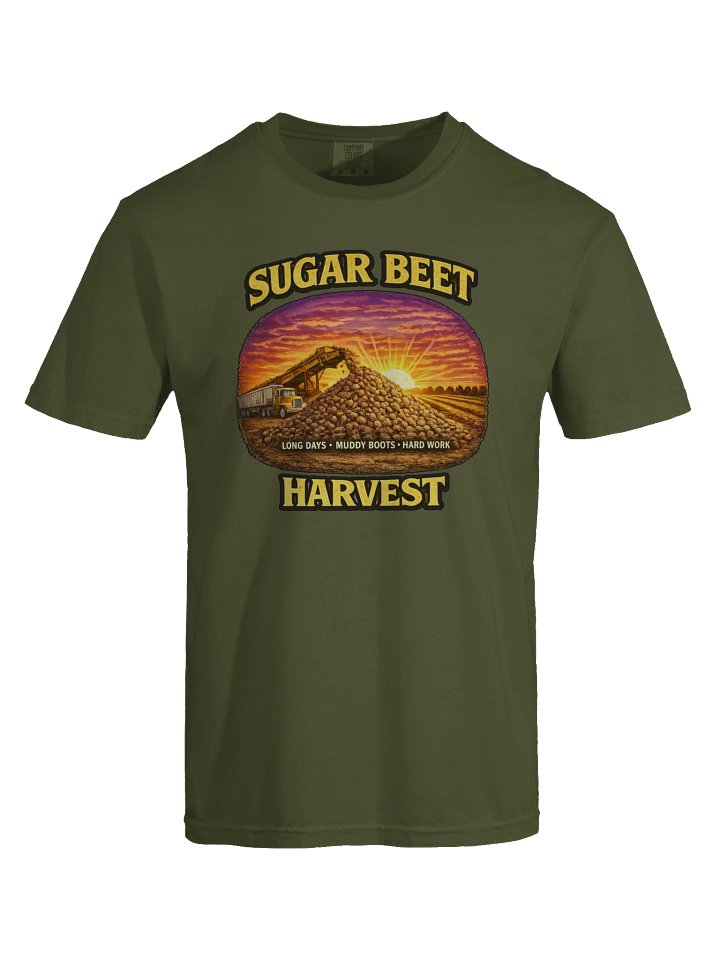 Sunset Pile Site Harvest T-Shirt product image (2)