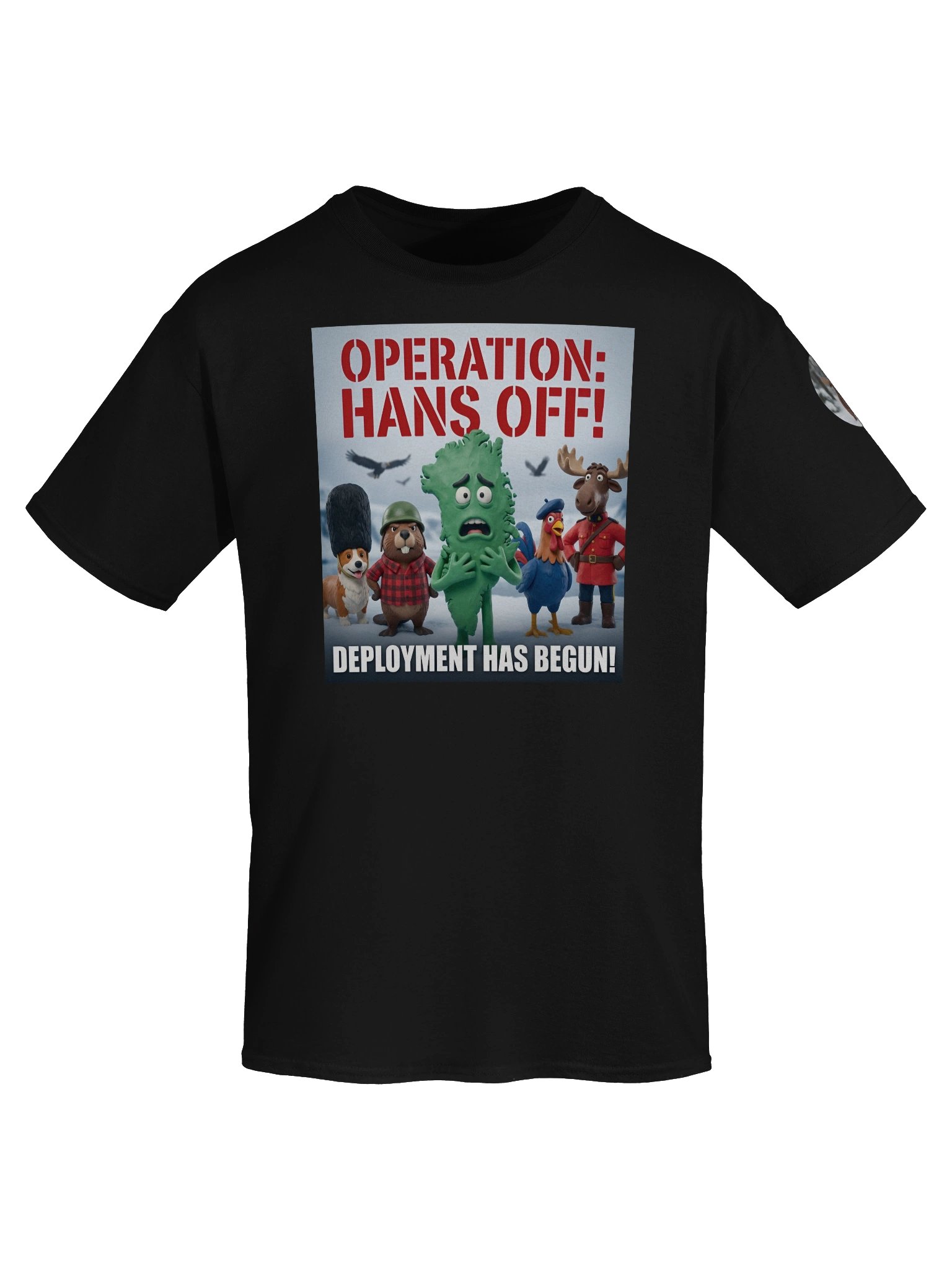 Operation: Hans Off! | Essential Character Tee (Black) product image (7)