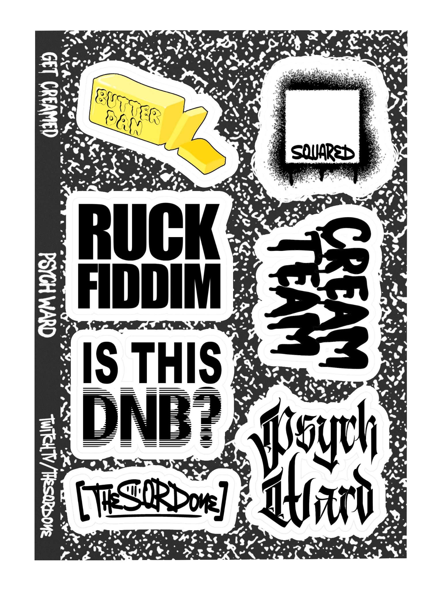 SQRD Sticker Sheet product image (1)