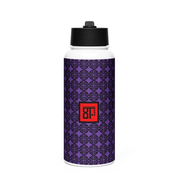 8T Sips Prosperity Stainless Steel Water Bottle product image (1)