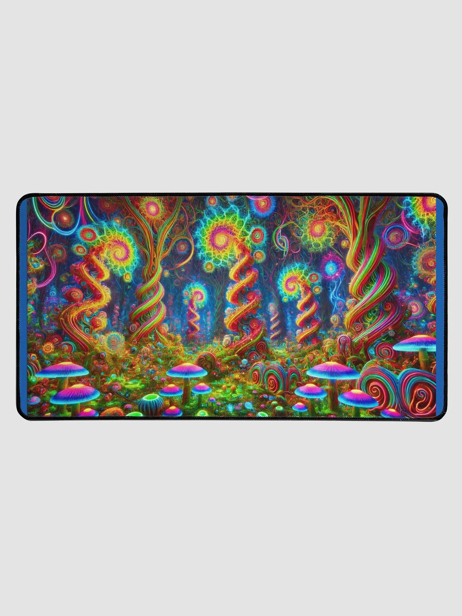Psychedelic Forest Desk Mat product image (1)