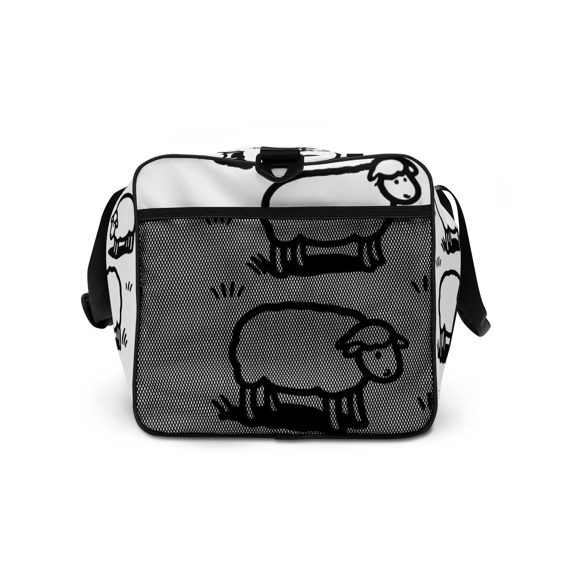 The Good Shepherd Doodle All-Over Print Duffle Bag product image (7)
