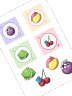 Devtalk Fruit Coaster Sticker Set