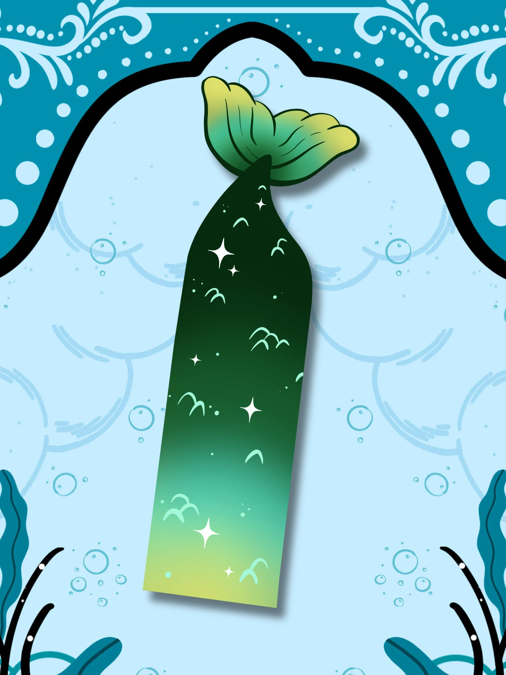Mermaid Tail Bookmark product image (1)