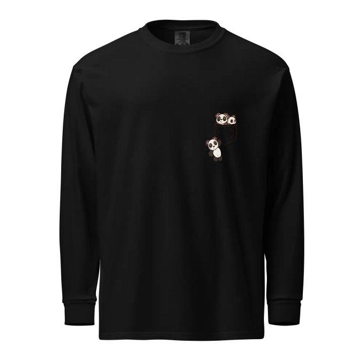 Pocket Of Pandas Heavyweight Long Sleeve product image (1)